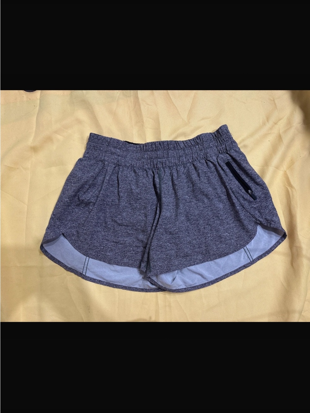 lululemon athletica gray Athletic Shorts size 10